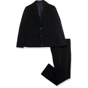 Kenneth Cole Reaction Boys 2-Piece Slim Fit Formal Suit Size 16 Black